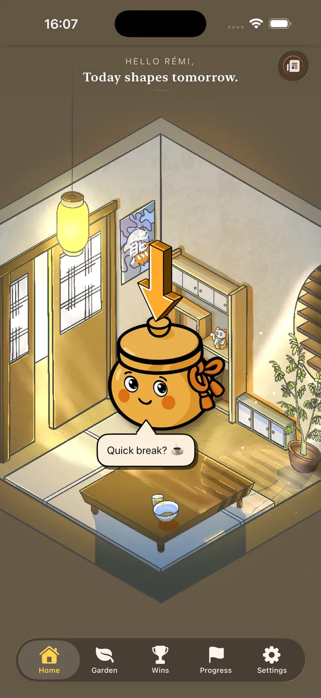 Screenshot of Potch 2.0 showing the new art direction